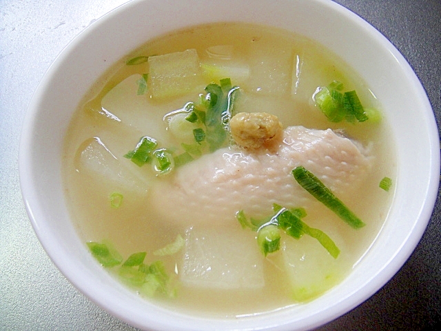 冬瓜と鶏手羽のスープ レシピ 作り方 By Mint 楽天レシピ