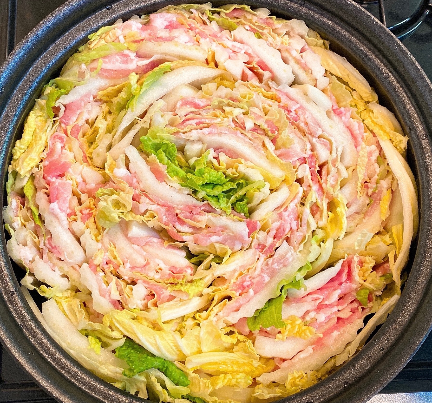 白菜と豚肉のミルフィーユ鍋 レシピ 作り方 By 金桃ちゃん 楽天レシピ
