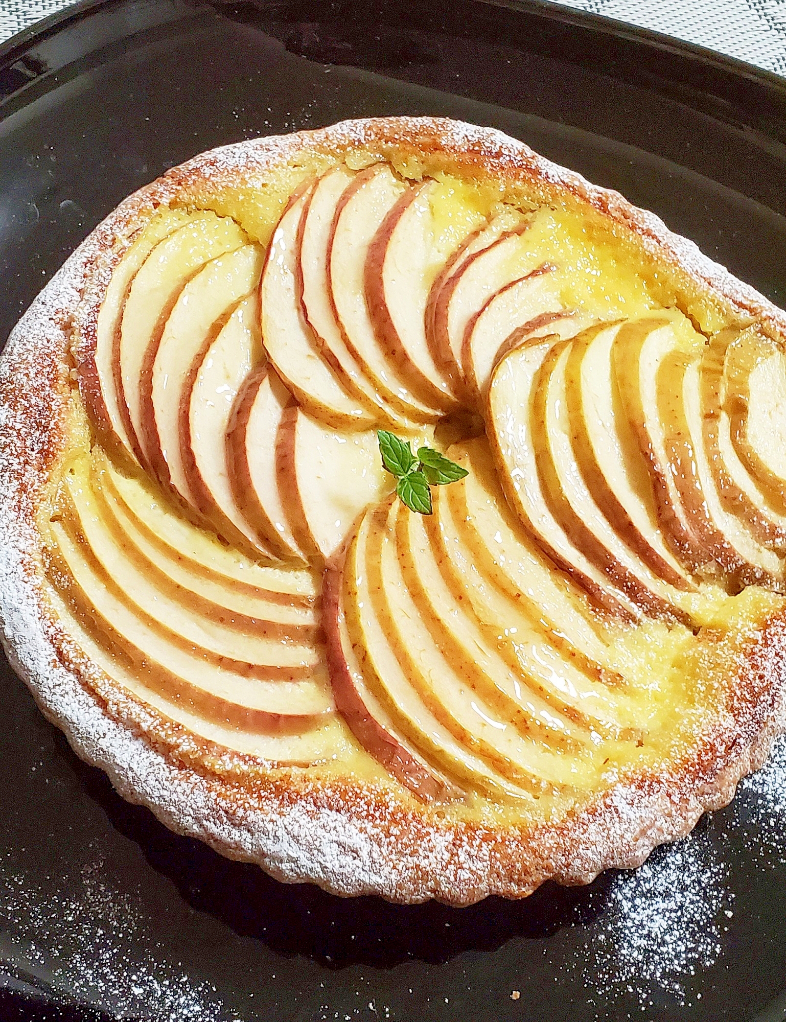 ホットケーキミックスで作るリンゴのタルト レシピ 作り方 By しゅんたい丸 楽天レシピ