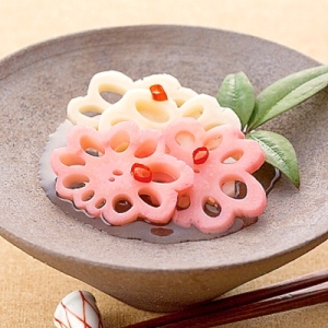 寿司酢で簡単 うっすらピンクの花れんこん レシピ 作り方 By アルビン１００６ 楽天レシピ