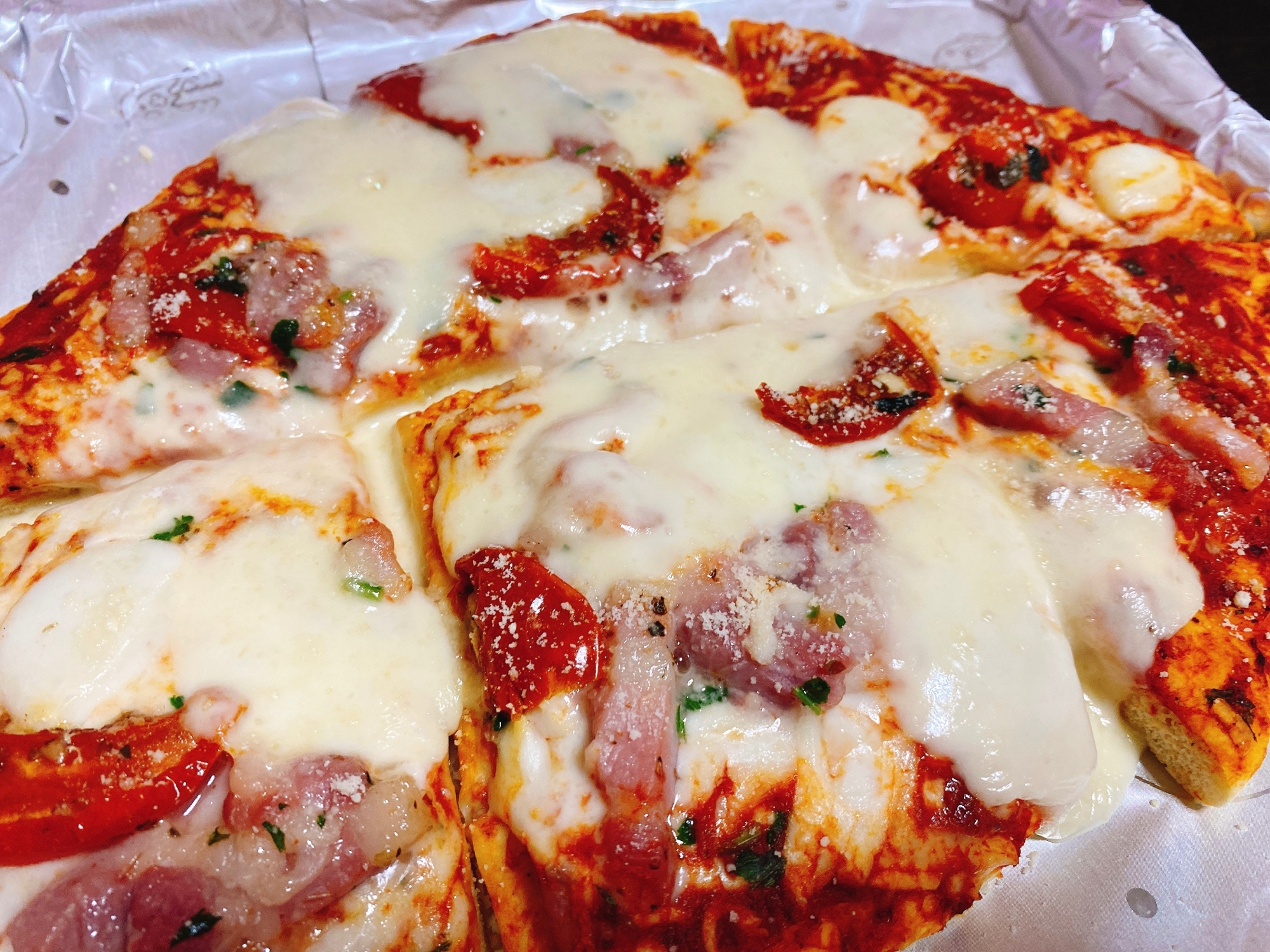 コストコのピザを美味しく焼く方法 レシピ 作り方 By きっちんmiwa 楽天レシピ