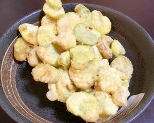 そら豆の天ぷら レシピ 作り方 By まゆぱとら 楽天レシピ