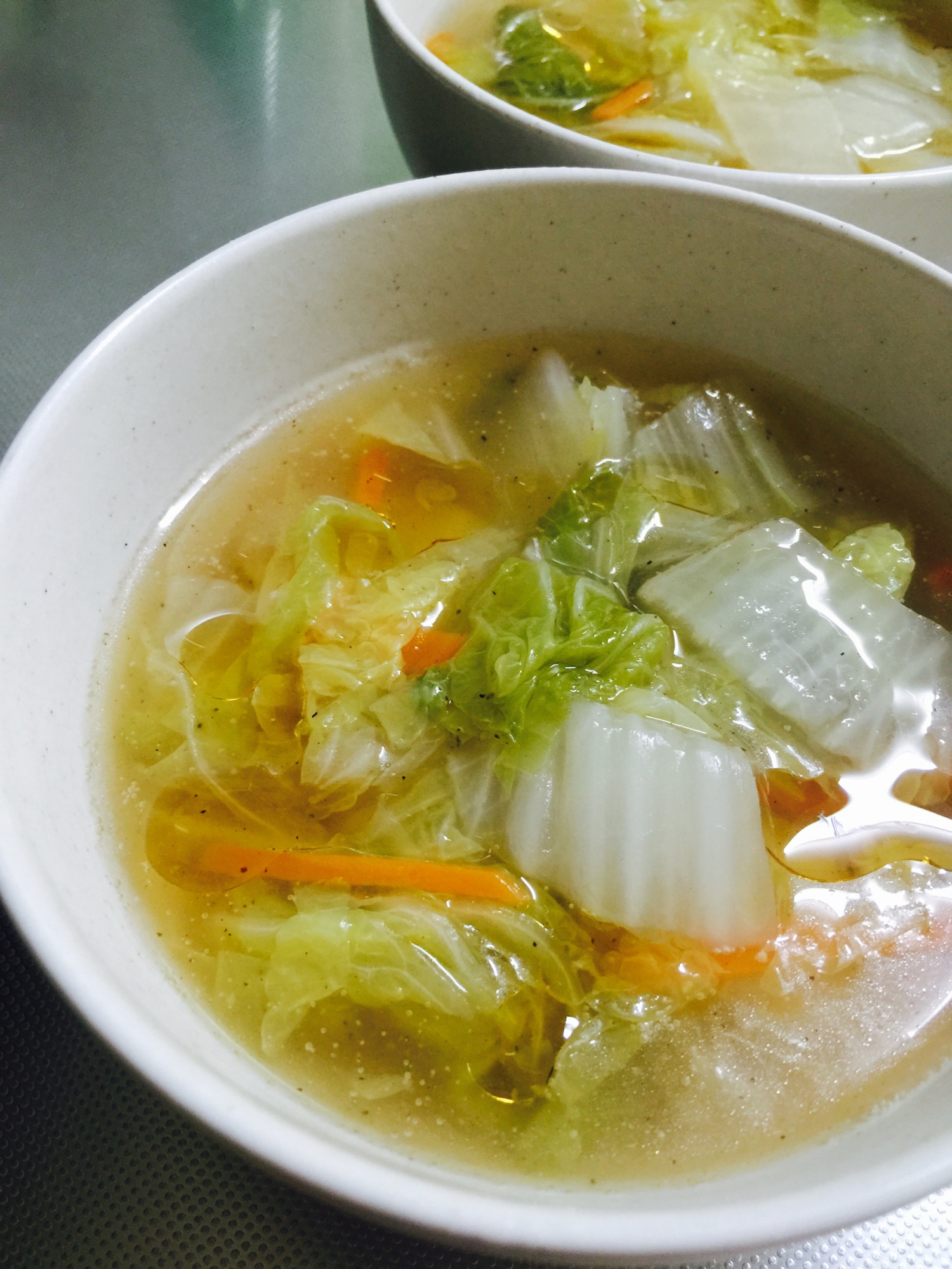 野菜の甘さを実感 白菜とにんじんのとろみ中華スープ レシピ 作り方 By Toytoy Saori05 楽天レシピ