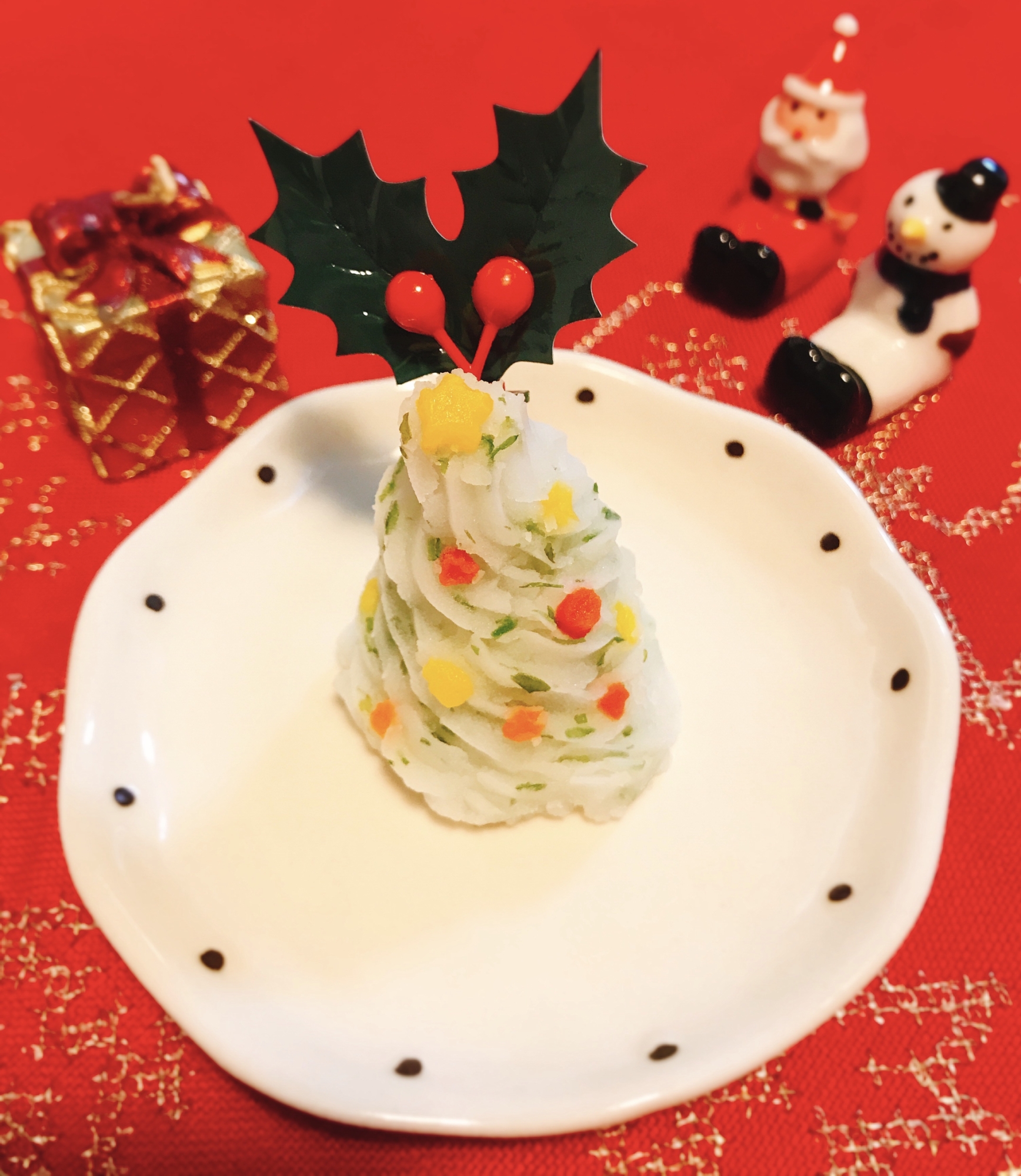 離乳食 クリスマス ポテトのクリスマスツリー レシピ 作り方 By Cocopoteito 楽天レシピ