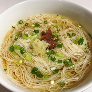 梅干しと生姜のにゅうめん レシピ 作り方 By あみな 楽天レシピ