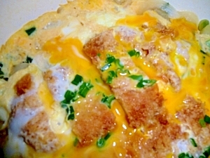 とんかつの卵とじ レシピ 作り方 By Momotarou1234 楽天レシピ