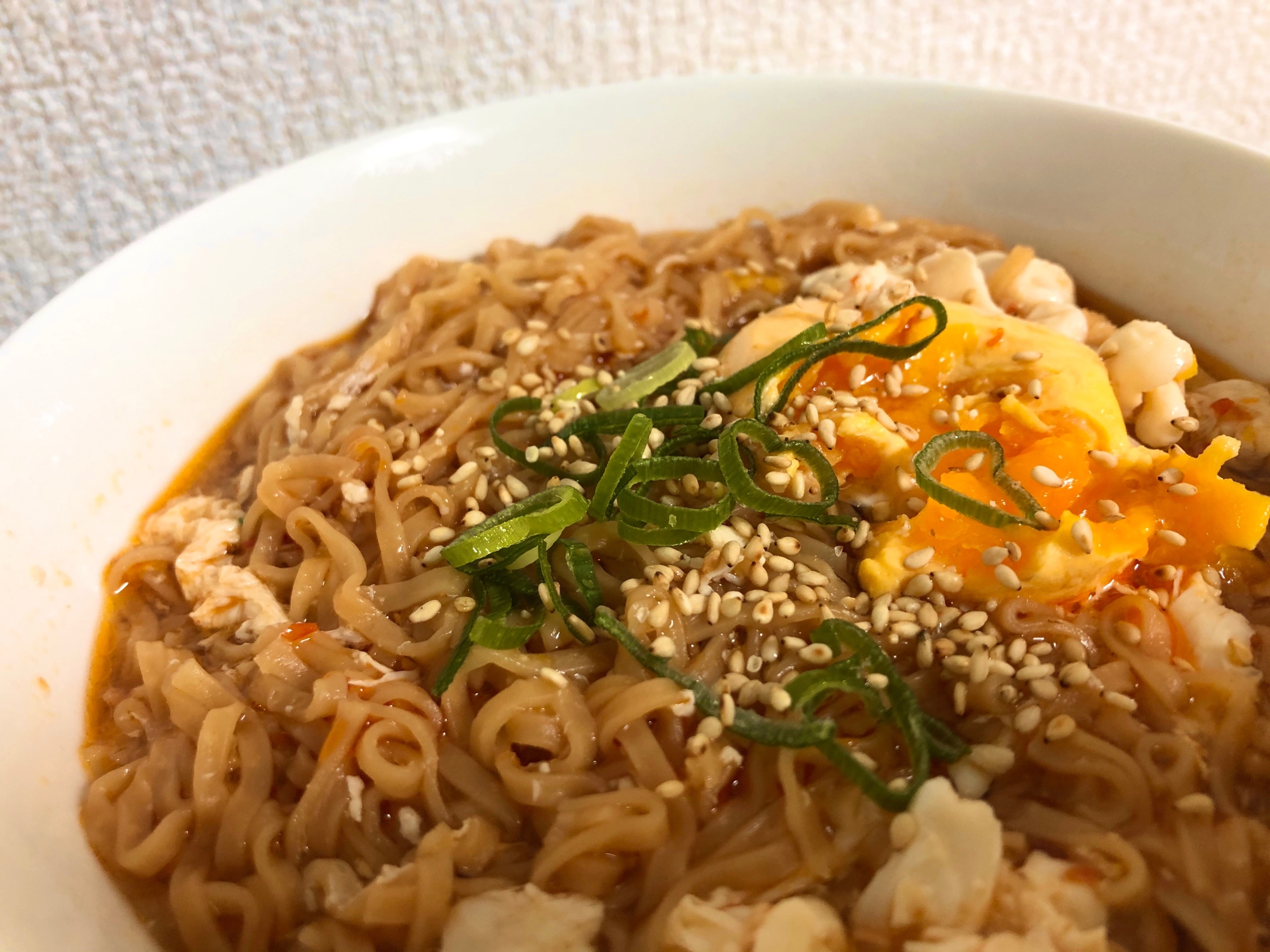 辛い物が好きな方に 激辛チキンラーメン レシピ 作り方 By Miffy 楽天レシピ