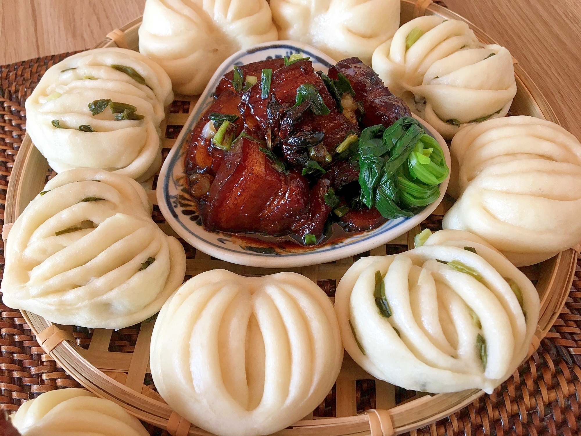 紅焼肉 & 饅頭（マントウ）