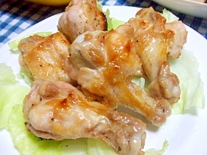 魚焼きグリルで 鶏手羽元のガーリック焼き レシピ 作り方 By ru 楽天レシピ