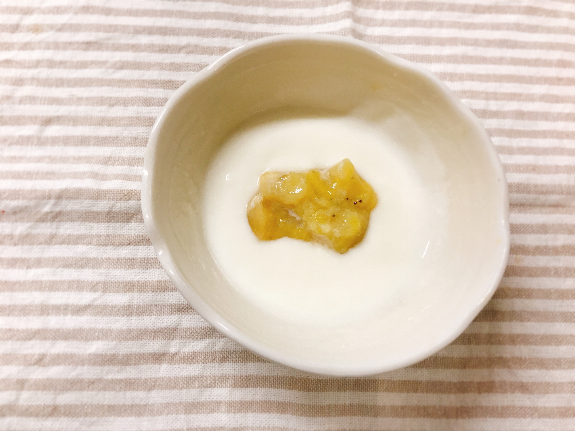 離乳食中期 甘くて美味しい バナナヨーグルト レシピ 作り方 By Cocopoteito 楽天レシピ
