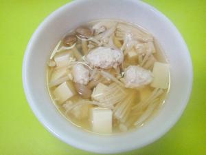 豆腐ときのこ鶏ひき肉のスープ レシピ 作り方 By Mint74 楽天レシピ