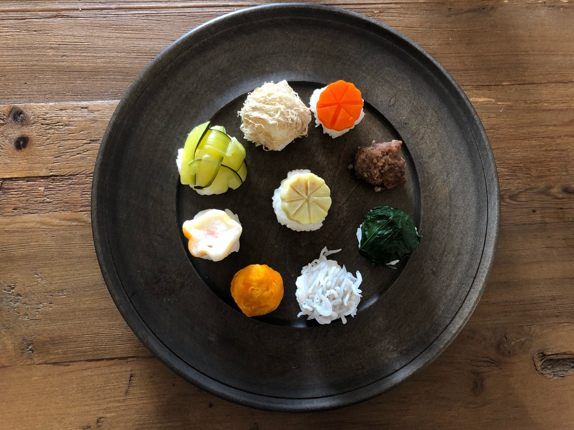 1歳のお誕生日に 離乳食完了期 ひとくちお祝い寿司 レシピ 作り方 By Ishimaruco66 楽天レシピ