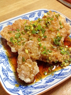 定番 揚げ鶏の甘酢ネギだれ レシピ 作り方 By セプリン 楽天レシピ