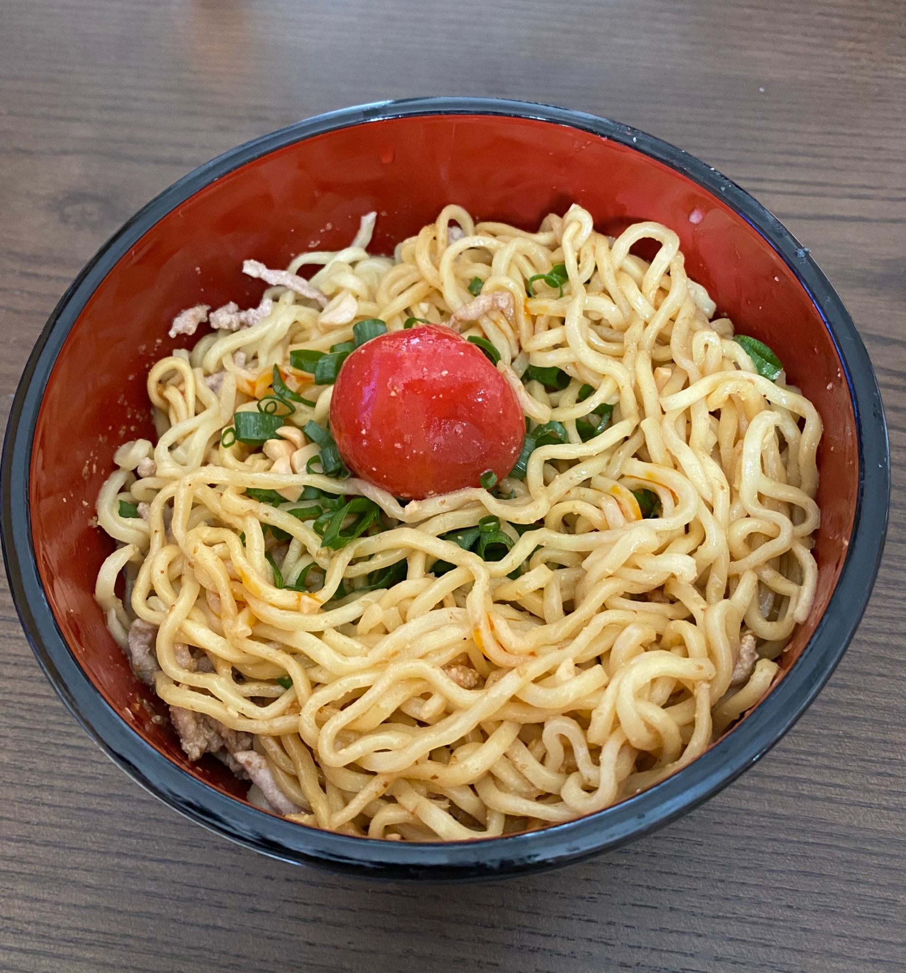 マルちゃん正麺醤油味で作る冷やし汁なし麺♪