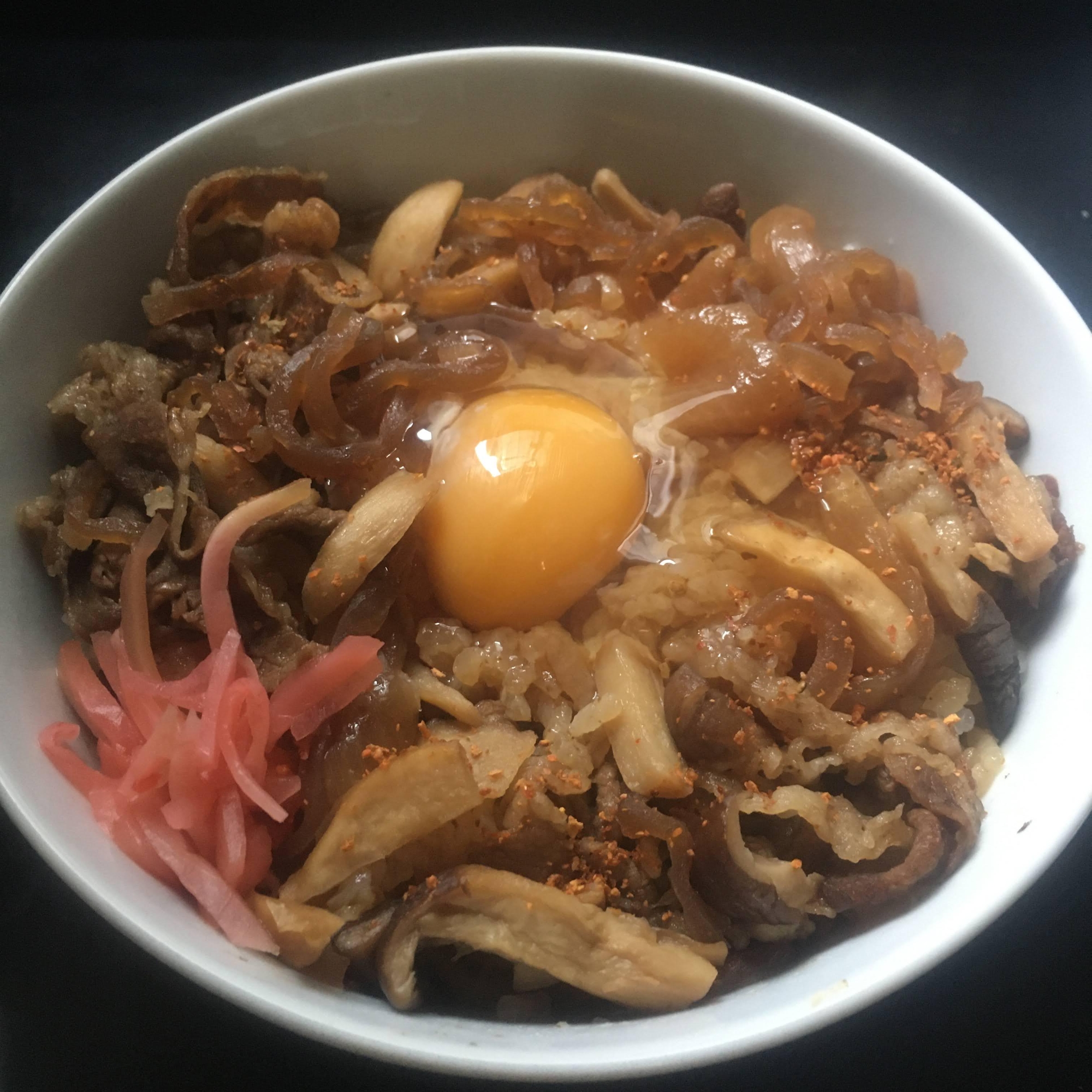 エリンギと白滝の牛丼 レシピ 作り方 By Naben 楽天レシピ