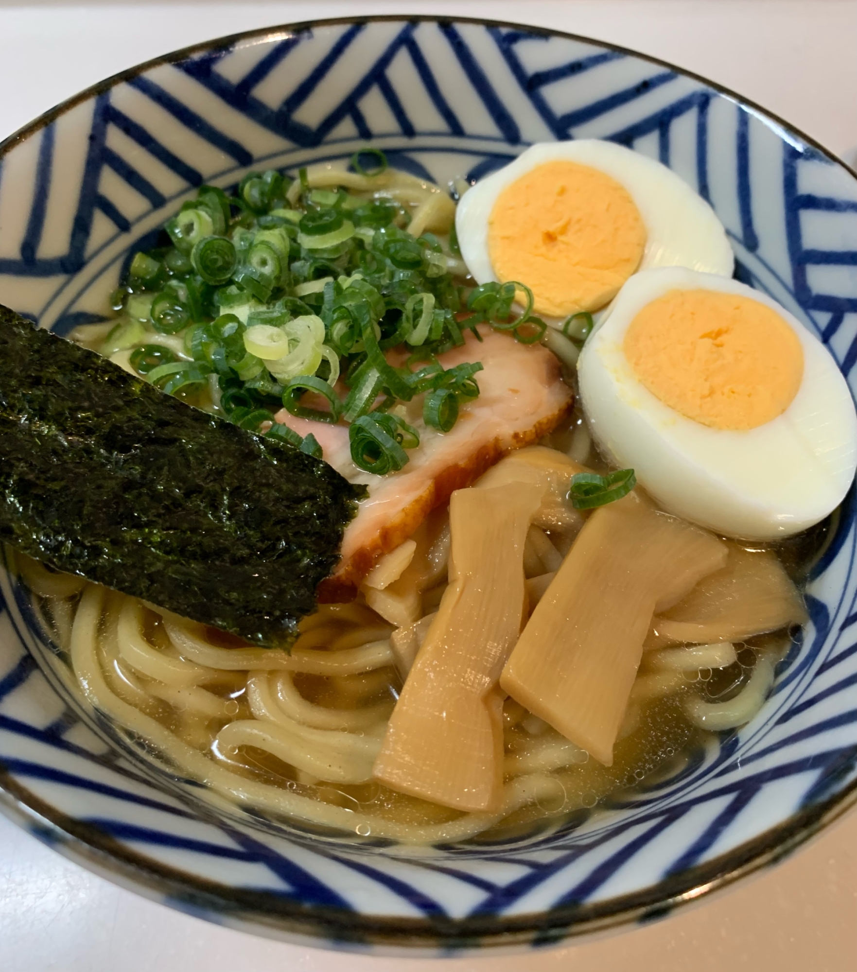 マルちゃんで　極太のつけ麺