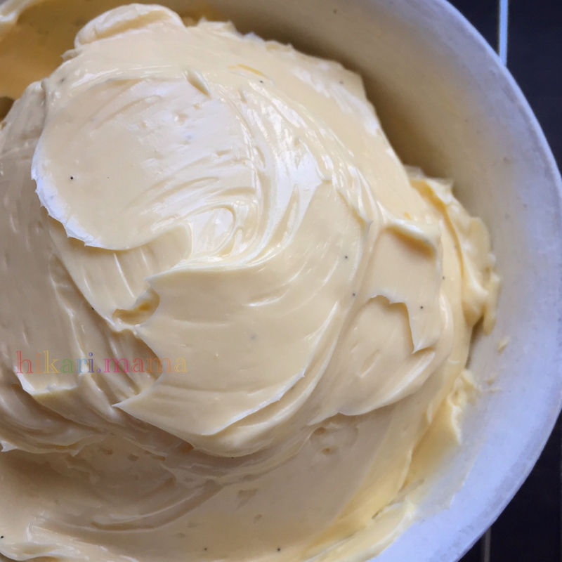 甘さ控えめ クレーム アングレーズでバタークリーム レシピ 作り方 By ひかりママ 楽天レシピ