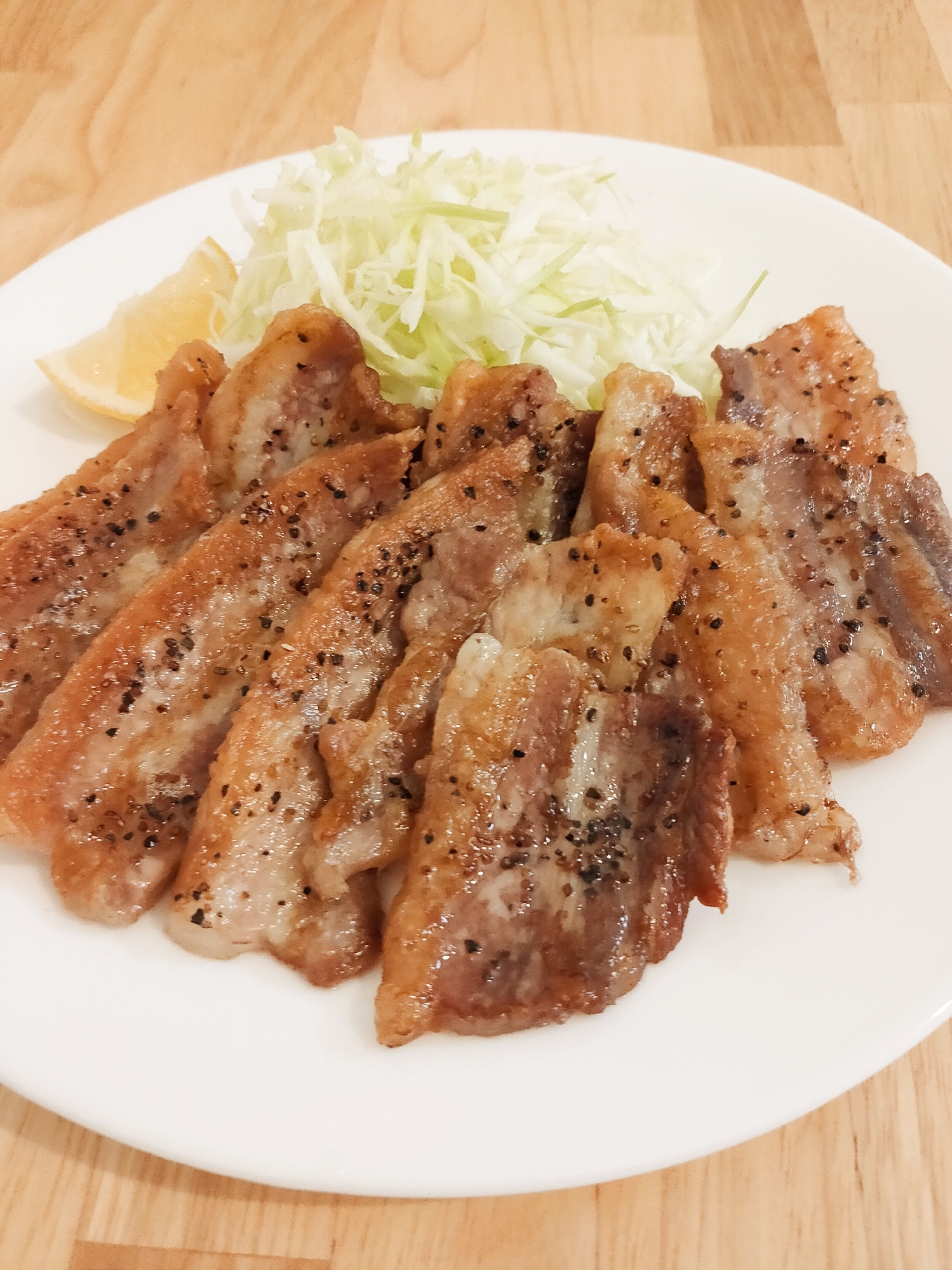 豚バラ肉の黒胡椒焼き レシピ 作り方 By みんとa 楽天レシピ