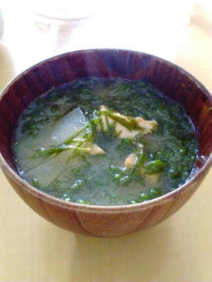 アカモク ギバサ の味噌汁 レシピ 作り方 By もちゃ子 楽天レシピ