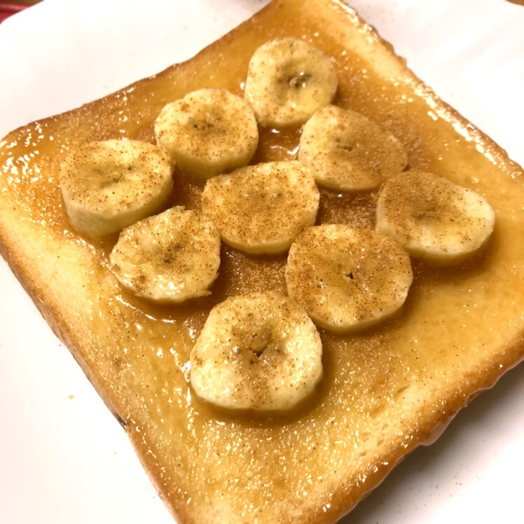 朝食に ピーナッツバターとバナナのトースト レシピ 作り方 By くるくるタコ 楽天レシピ