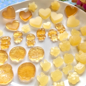 果汁100 ジュースで 子供も作れる 簡単グミ レシピ 作り方 By シャンティ ママ 楽天レシピ