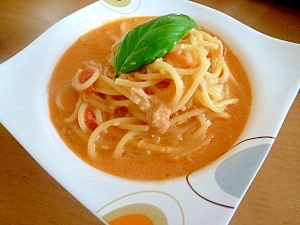 フライパンだけ トマトクリームのスープパスタ レシピ 作り方 By Natsusae 楽天レシピ