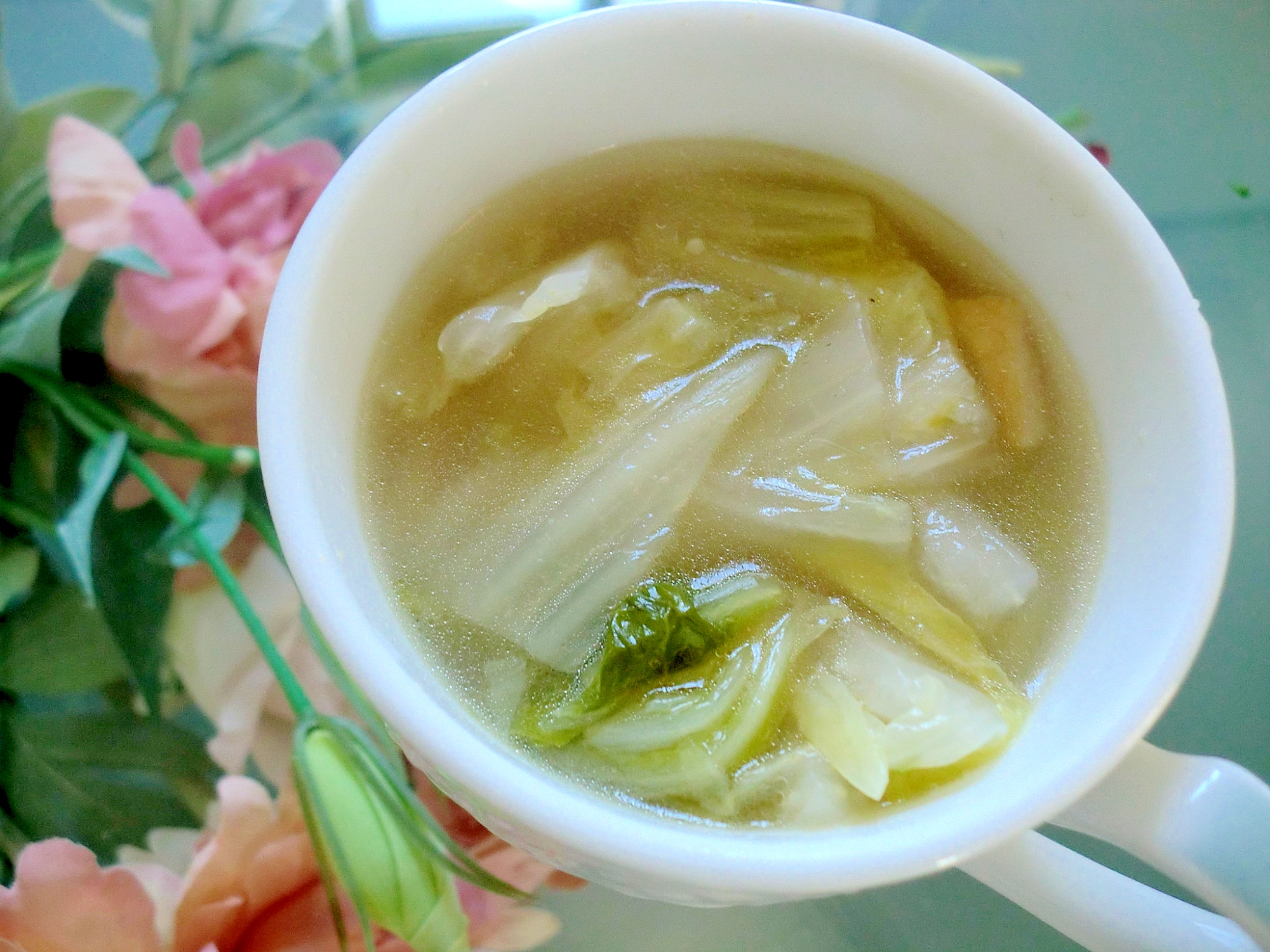 あったまる 白菜とセロリの中華スープ レシピ 作り方 By Hottyoi 楽天レシピ