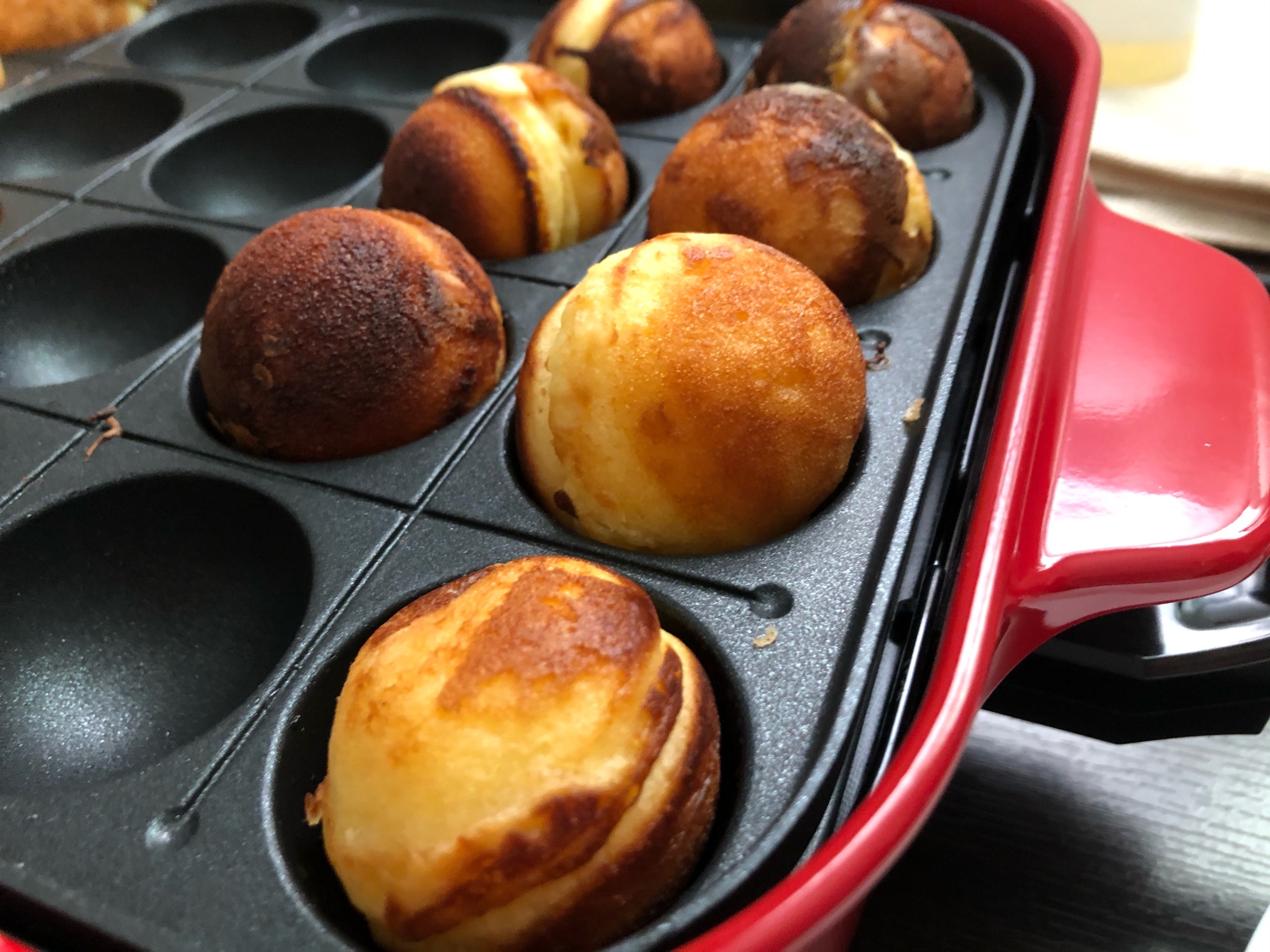 たこ焼き器で作るベビーカステラ